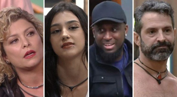 Babi, Bia, André e Iran formam a penúltima roça da Fazenda 14