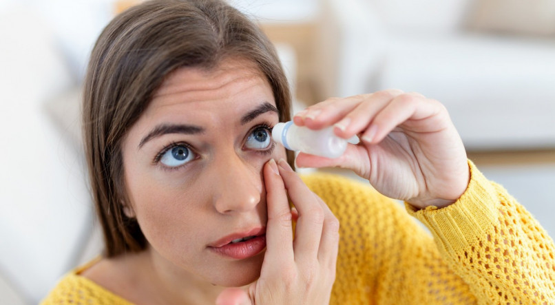 A síndrome do olho seco pode causar cegueira em casos absolutamente extremos