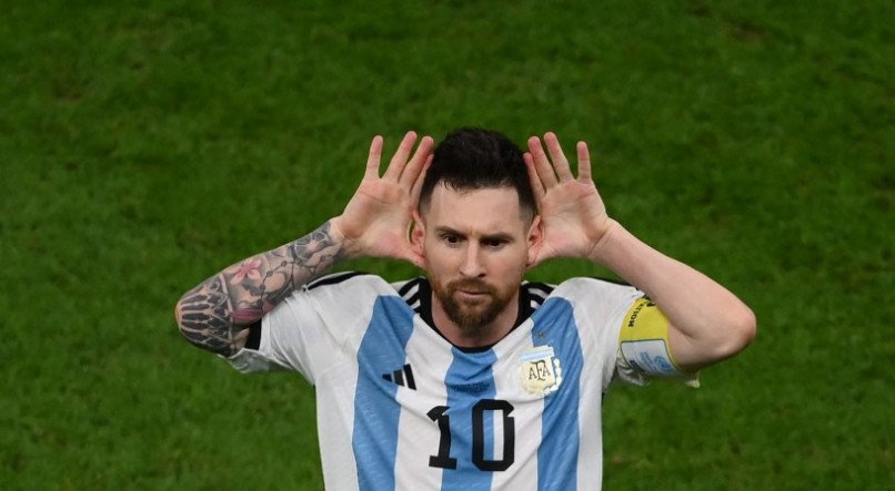 Com a Argentina, Messi foi eleito o melhor jogador da Copa do Mundo 2022