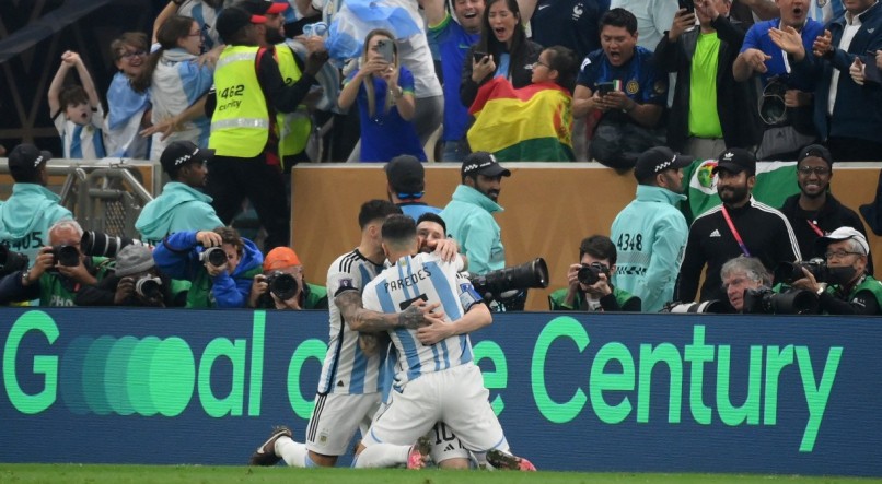 Messi fez dois gols pela Argentina, na Final da Copa do Mundo 2022