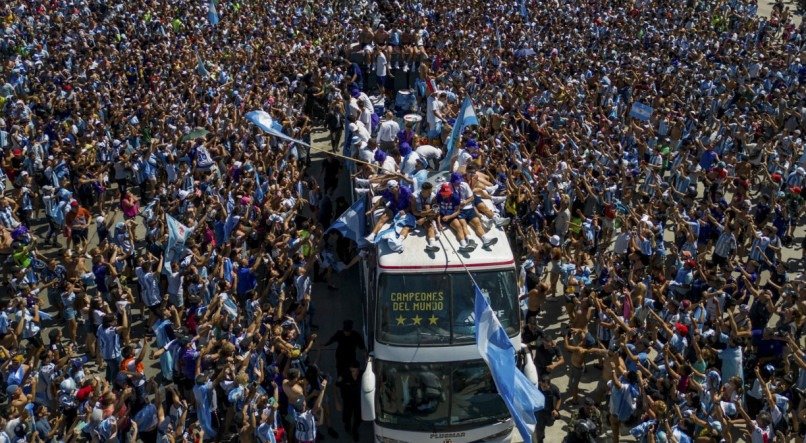 Argentina foi campe&atilde; da Copa do Mundo 2022