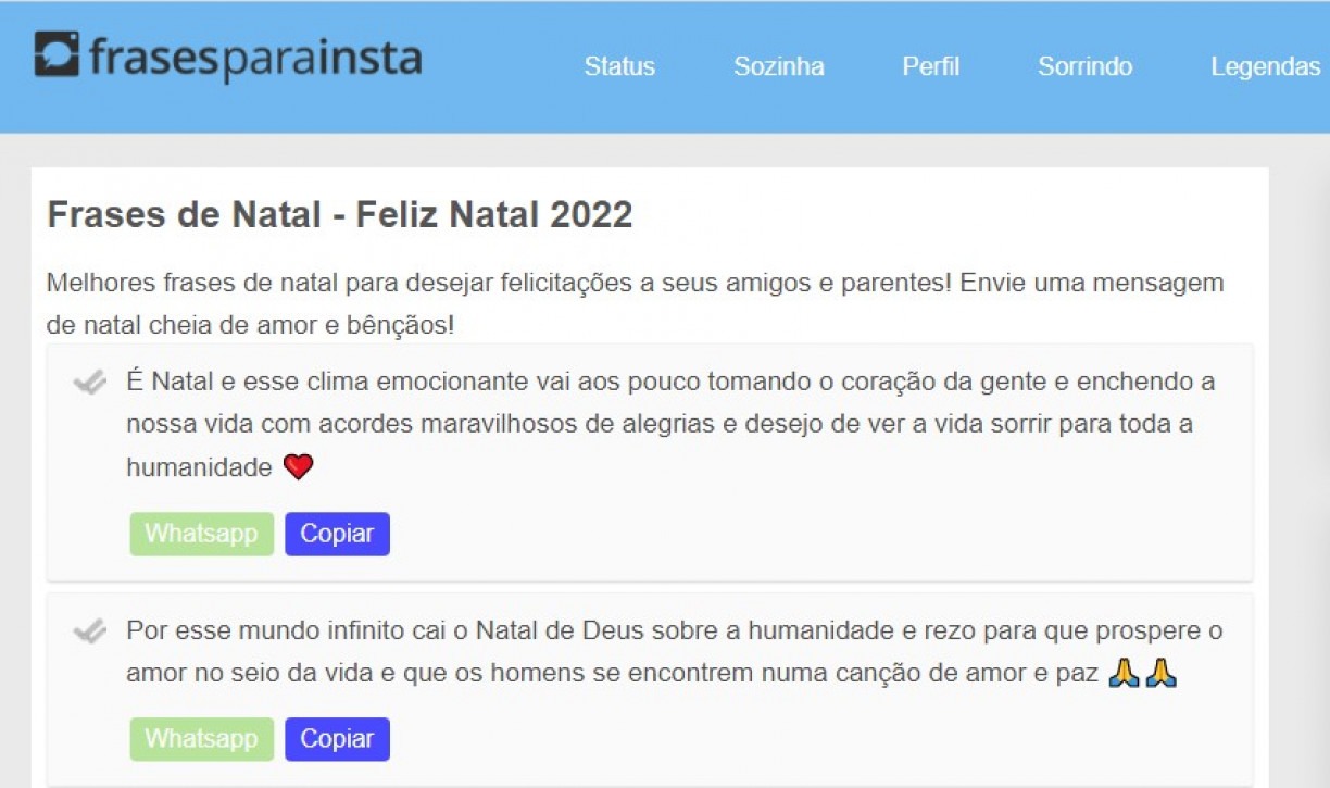 MENSAGEM DE NATAL E ANO NOVO 2023: confira sites com mensagens e textos  para enviar nas datas comemorativas