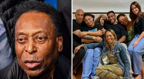 Os filhos de Pelé se reuniram no Natal para ficar com o Rei do Futebol