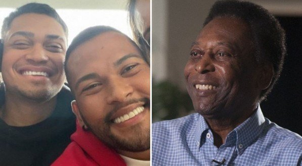 Os netos Oct&aacute;vio e Gabriel visitaram Pel&eacute; no Hospital Albert Einstein na quarta-feira (28) e estiveram presentes no vel&oacute;rio do Rei do Futebol