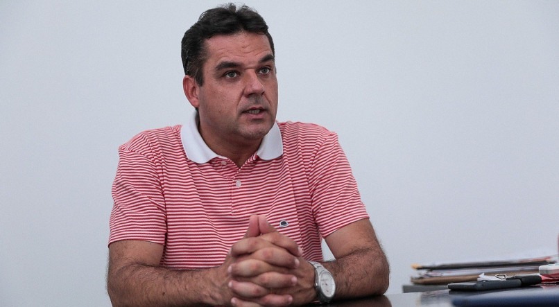 Di&oacute;genes Braga, presidente do N&aacute;utico, em entrevista ao Jornal do Commercio