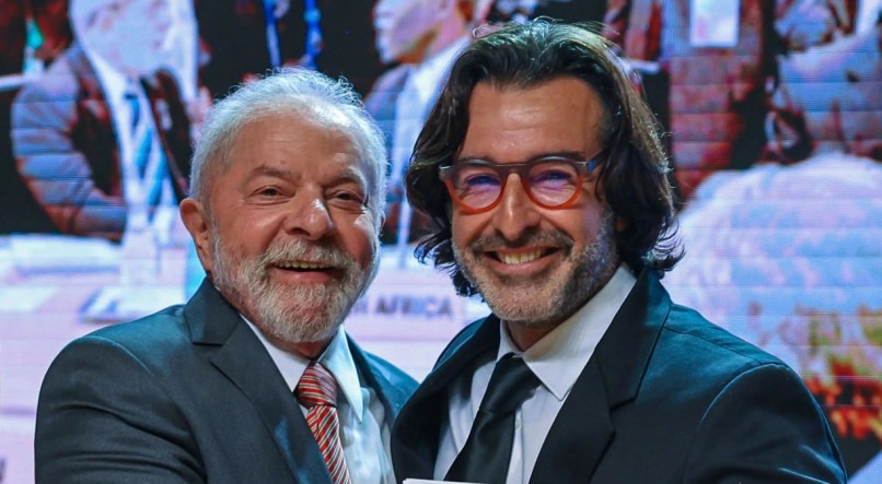 Presidente eleito Lula (PT) e seu fotógrafo oficial Ricardo Stuckert.