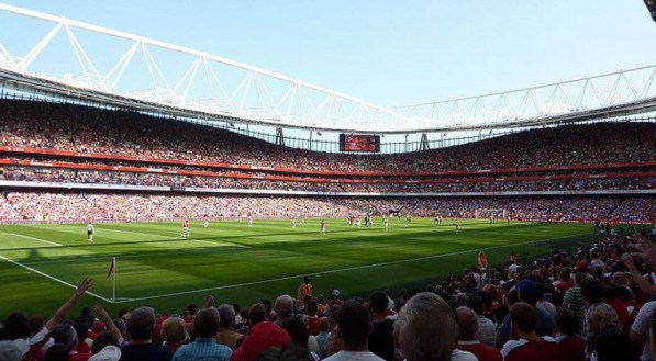 Emirates Stadium é a casa do Arsenal da Inglaterra