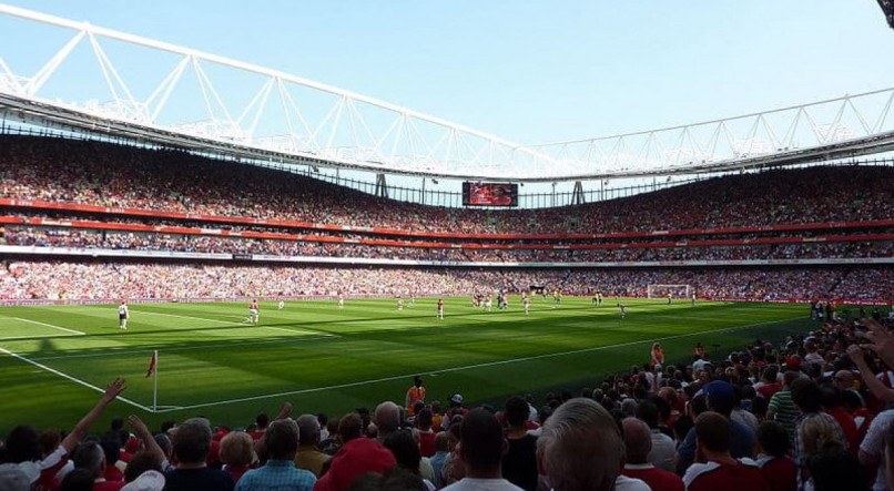 Emirates Stadium é a casa do Arsenal da Inglaterra