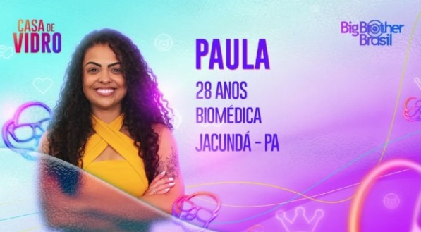 Paula Freitas, da Casa de Vidro do BBB 23, é biomédica