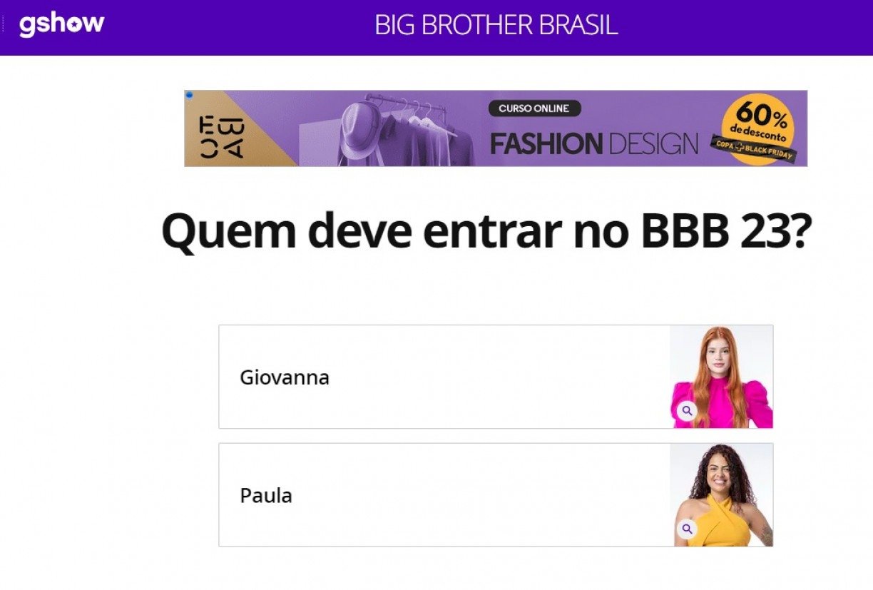 Reprodução/Gshow