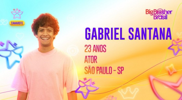 Gabriel Santana est&aacute; no Camarote do BBB 23 
