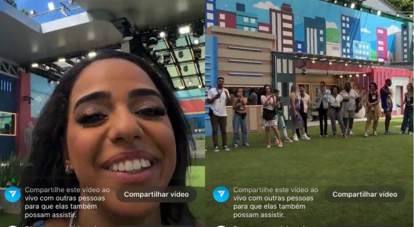 Mirella Santos fez live para os seus seguidores mostrando o BBBXP.