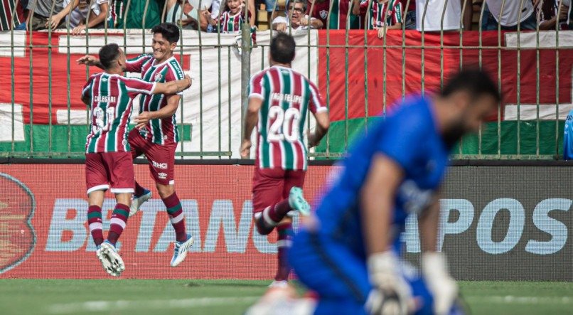 Volta Redonda RJ - Brasil - 14/01/2023  - Campeonato Carioca, primeira rodada, jogo entre Resende x Fluminense.
FOTO DE MARCELO GONÇALVES / FLUMINENSE FC


IMPORTANTE: Imagem destinada a uso institucional e divulga?, seu uso comercial est?etado incondicionalmente por seu autor e o Fluminense Football Club.

IMPORTANT: Image intended for institutional use and distribution. Commercial use is prohibited unconditionally by its author and Fluminense Football Club.

IMPORTANTE: Im?n para uso solamente institucional y distribuici? El uso comercial es prohibido por su autor y por el Fluminense Football Club