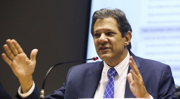 O ministro da Fazenda, Fernando Haddad