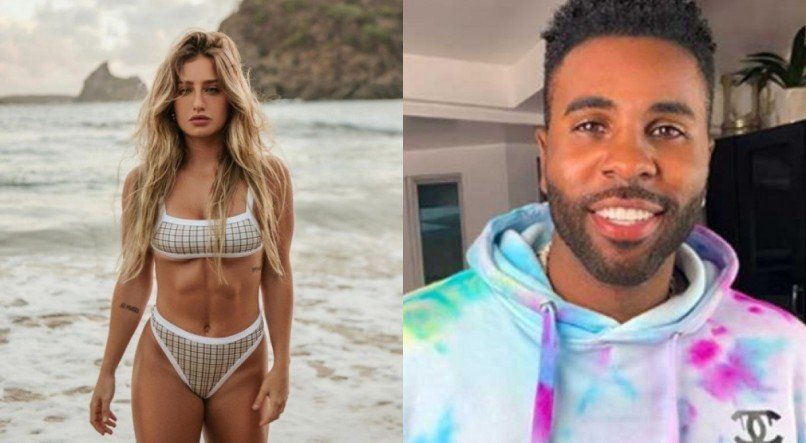 Bruna Griphao e Jason Derulo