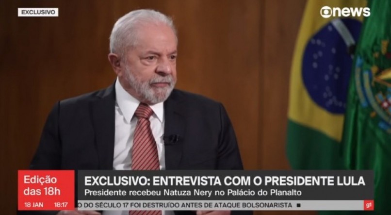 Lula concedeu entrevista exclusiva à Globonews nesta quarta-feira (18)