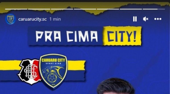 Escalação do Caruaru City contra o Santa Cruz