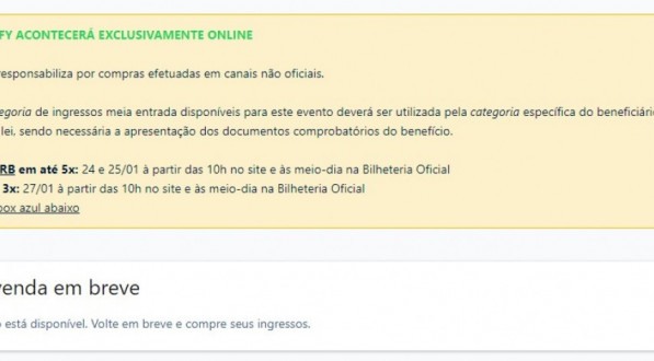 Pré-venda Spotify para ingressos do show de RBD no Brasil em 2023