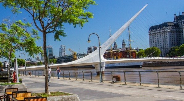 Ponte de la Mujer, em Buenos Aires