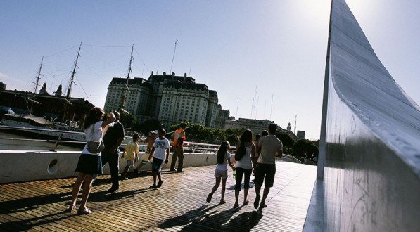 Ponte de la Mujer, em Buenos Aires