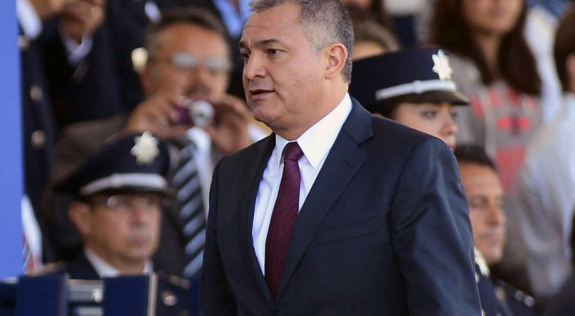 Ex-secretário de Segurança Pública do México, Genaro García Luna, que está sendo julgado por supostos vínculos com o cartel de Sinaloa