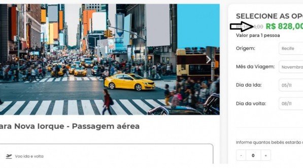 Promo&ccedil;&atilde;o para Nova Iorque &eacute; para viagem no segundo semestre de 2024.