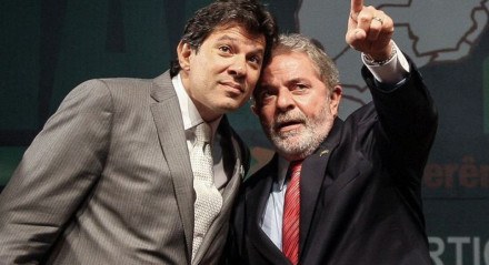 O presidnete Lula e o ministro da Fazenda, Fernando Haddad.