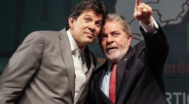 O presidente Lula e o ministro da Fazenda, Fernando Haddad.