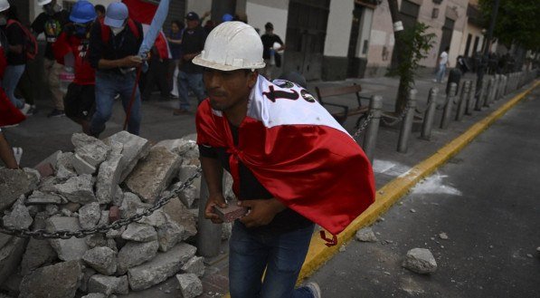 Manifestações pedindo a renúncia da presidente do Peru Dina Boluarte no Peru