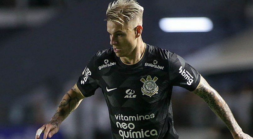 R&oacute;ger Guedes, atacante do Corinthians, deve ser titular.