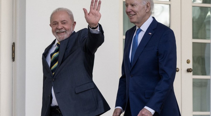 Presidente da República, Luiz Inácio Lula da Silva, conversou como presidente dos EUA, Joe Biden, nesta quarta-feira (16)