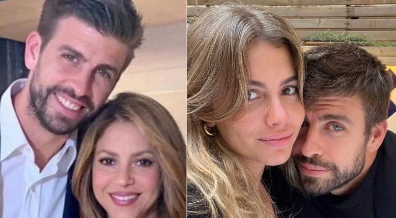 Piqué foi casado com Shakira, e hoje está com Clara Chía