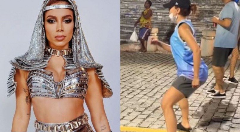 Anitta surpreendeu seus seguidores com disfarce no carnaval de Salvador.