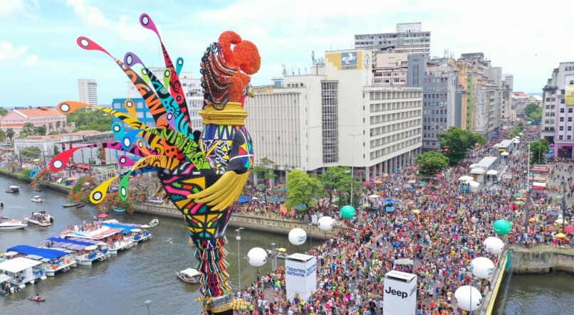 Galo ultrapassou a marca de mais de 2,5 milhões de foliões na volta do carnaval