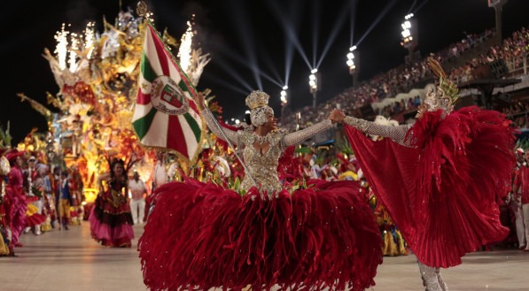 Escola de samba Grande Rio no Carnaval 2023, &eacute; uma das favoritas