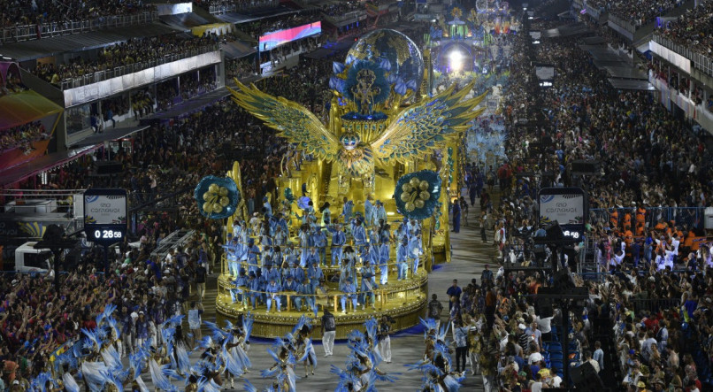 Apresentação da escola de samba Portela no Carnaval 2023