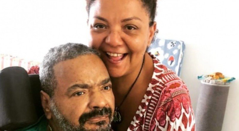 Arlindo Cruz e sua esposa, Babi Cruz