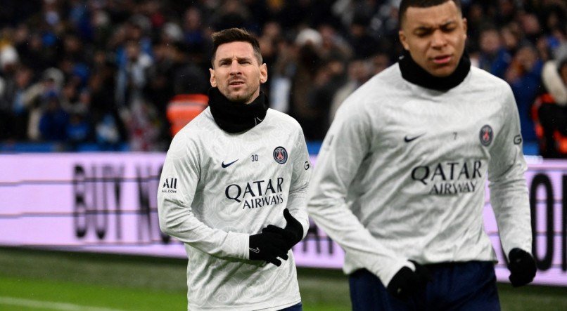 Mbappe e Messi, craques do PSG dever&atilde;o atuar  juntos pela &uacute;ltima vez