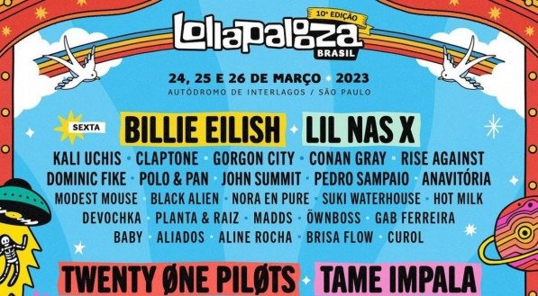 LOLLAPALOOZA de 2023