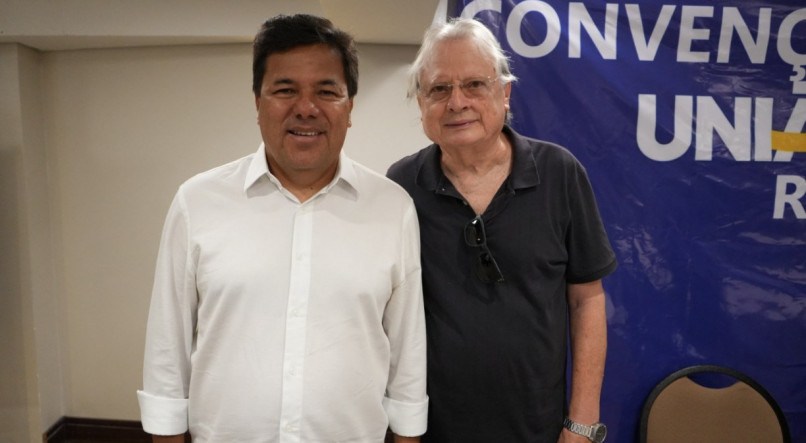 Deputado Mendonça Filho e o ex-senador Joel de Holanda.
