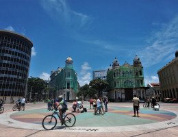 Movimentação no Recife Antigo neste feriado da Data Magna 06.03.2023.