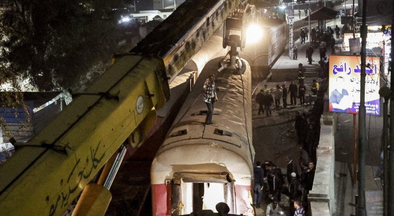 Acidente ferrovi&aacute;rio deixou pelo menos dois mortos e 16 feridos no Egito