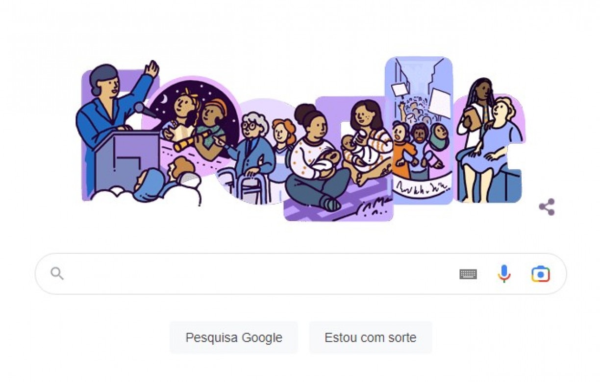 DIA DA MULHER: Google comemora data com doodle e página especial com dados sobre o feminismo