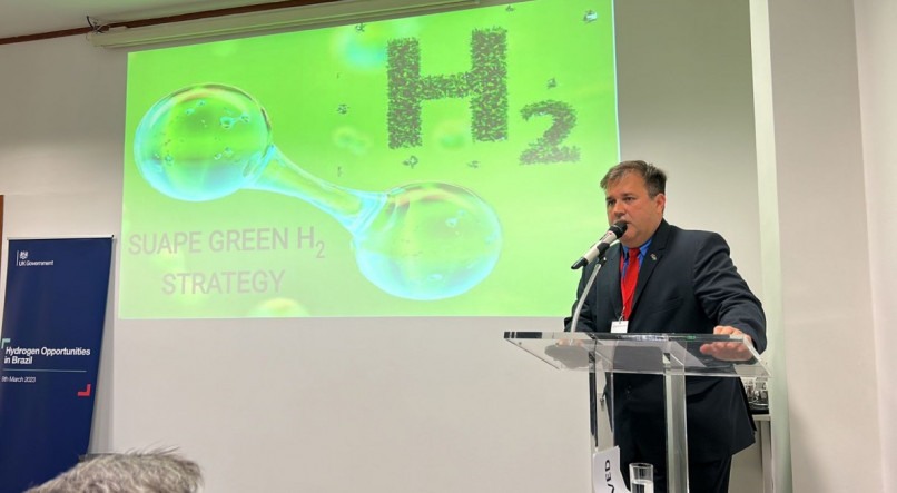Marcio Guiott, diretor-presidente de Suape, apresenta os projetos de H2V de Suape