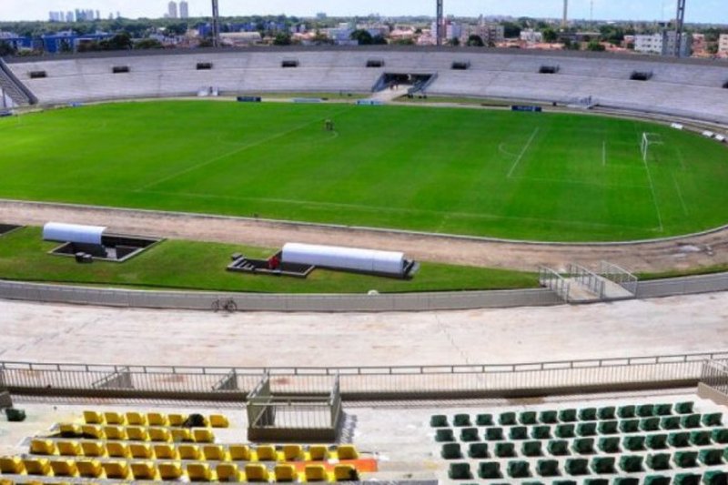 Estádio Almeidão, localizado em João Pessoa, na Paraíba