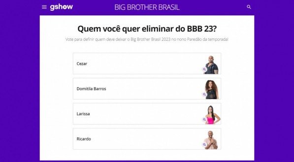 Veja como votar para eliminar no BBB 23