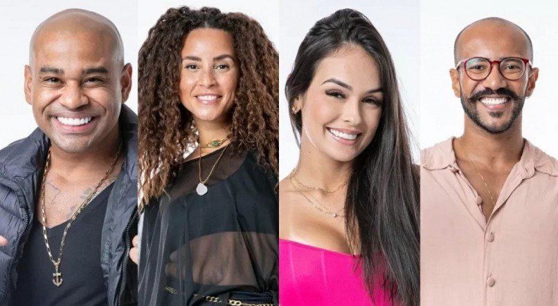 Cezar, Domitila, Larissa e Alface estão no Paredão do BBB 23