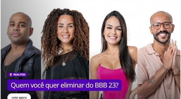 Veja quem est&aacute; na frente para sair do BBB 23 