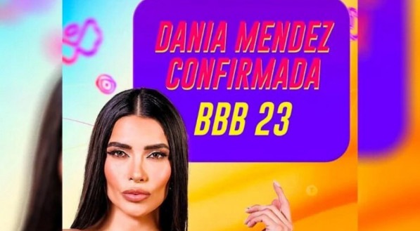 Dania Mendez &eacute; uma influencer mexicana que participa do La Casa de Los Famosos 3 e vai passar uns dias no BBB