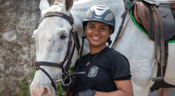 Pela 1ª vez, uma mulher assume o comando da Cavalaria da Polícia Militar de Pernambuco